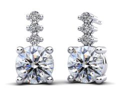 Diamond Drop Earrings